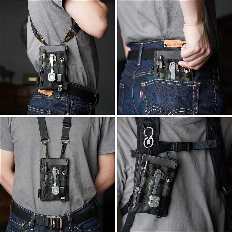 VIPERADE VE1 EDC Tool Pocket Organizer,Small EDC Pouch with 5