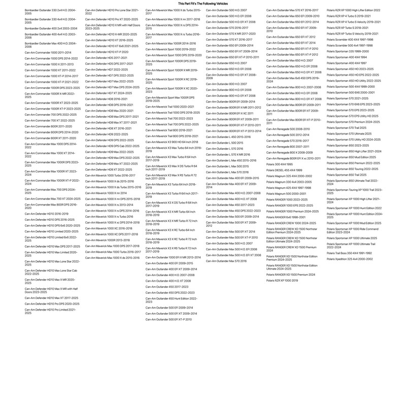 Tusk U-Joint Kit Rear Drive Line Rear U-Joint For Polaris