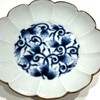 Arita Ware Dish, Handpainted Hosen Kiln, Old Dyed Arabesque, Chrysanthemum