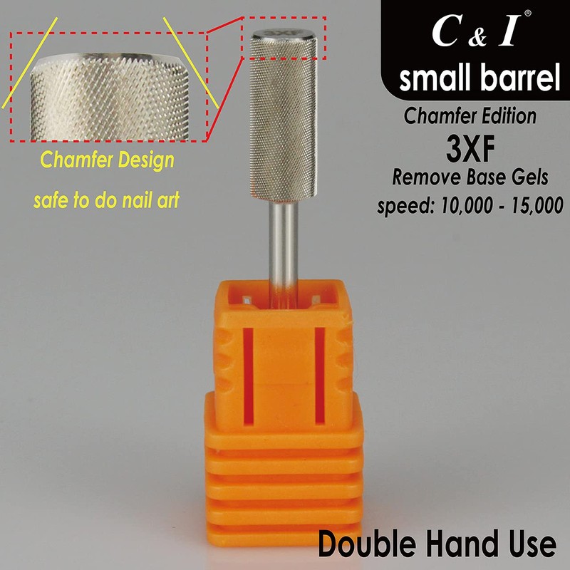 C & I Small Barrel Nail Drill Bit, Chamfer Edition,