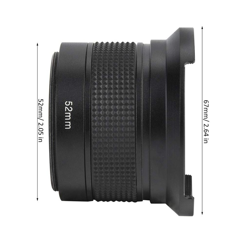 Universal Wide Angle Fisheye Lens, 0.35X Wide Angle Lens with