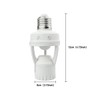 LED E27 Motion Sensor Socket AC10-240V 60W Max 1 Piece