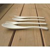 Nagao Heat Resistant Plastic Dinner Cutlery Set of 8 White
