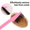 3 Pack Hairbrush Cleaner Tools, Hair Brush Cleaner Set, 2-In-1