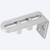 GIFSIN Chrome Plated Floor Guide 2P Sliding Barn Door Floor