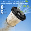 IW3511 IW1120 Filters for Shark Detect Pro Vacuum IW4625 IW3120