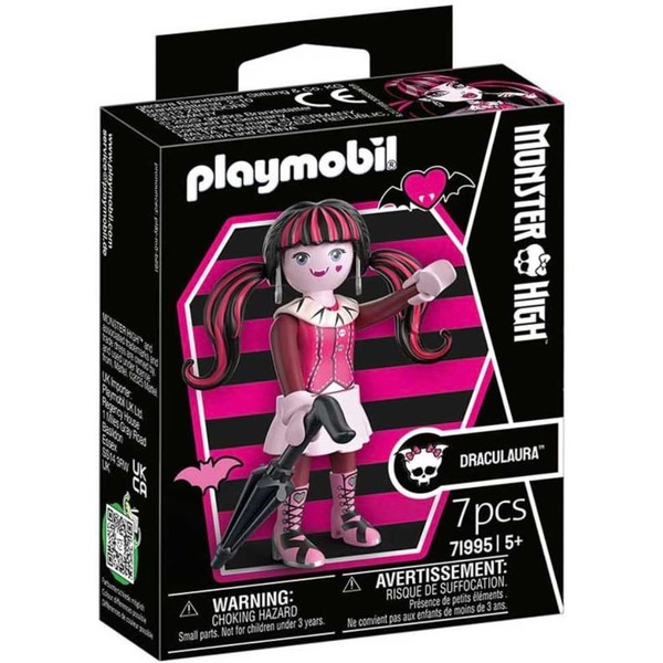 Playmobil, Monster High, Draculaura, Halloween playset for exciting monster adventures,