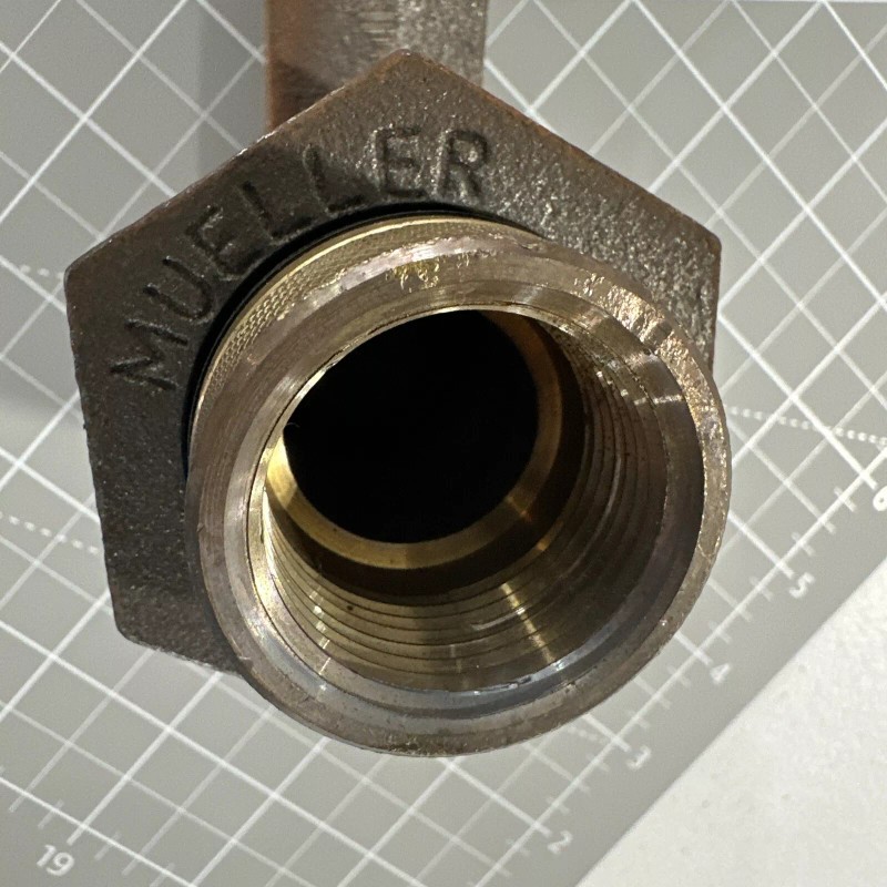 Mueller Gas Meter Valve Bar 04795 1” *New*