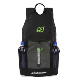 SylvanSport Hacky Pack Daypack Lightweight Hiking Backpack Durable 40 LB Carrying Capacity, Black and Grey …