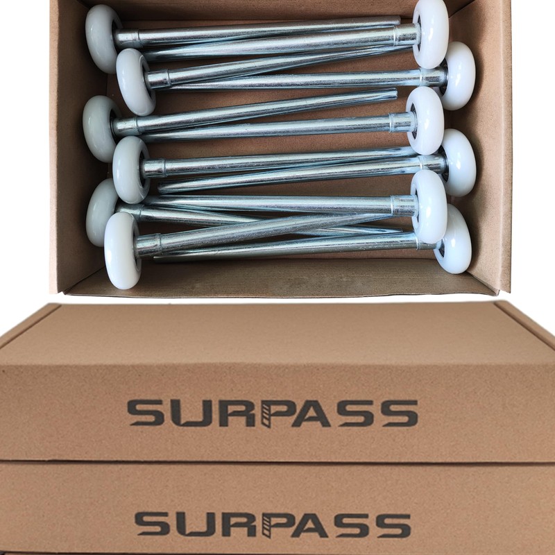 Surpass 12 Pack 2'' Ultra-Quiet Nylon Garage Door Rollers 7”