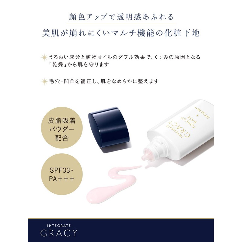 Integrate Gracy Complexion Up Base Makeup Base Light Pink 1.0