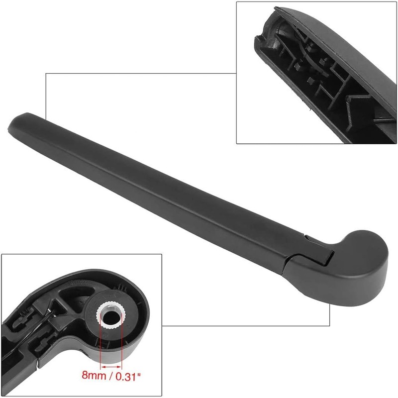 MACHSWON Rear Wiper Arm Set Black 320mm 13" Fits Q5