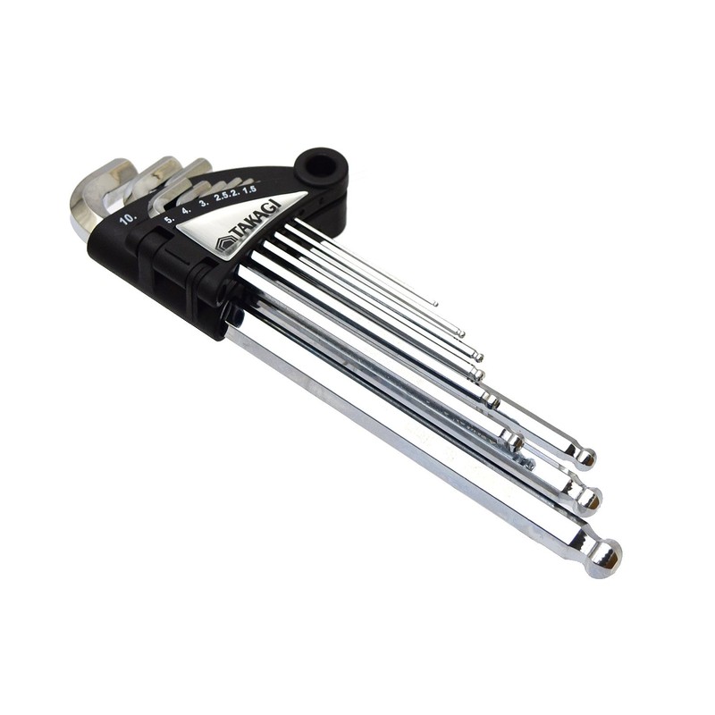 Takagi Ball Point Hex Wrench Stubby No. 103 Set of
