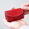 Polcolosso Teardrop Coin Case, Original Tochigi Leather, Made in Japan,