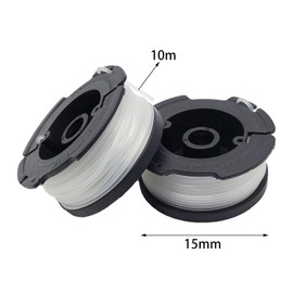 unique corn A6481 A6485 Spool Line Compatible with Black & Decker, 30'x 0.065" Replacement Spool for Reflex Strimmer ST5530-GB GLC3630L20-GB STC1820PC-GB BESTA530-GB BESTA525-GB (6 Packs)