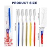 Disposable Toothbrushes with Toothpaste and Floss Individually Wrapped, 5 Colors
