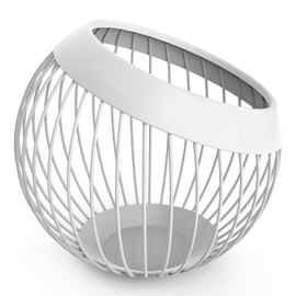 Charmount Coffee Pod Holder, Large Capacity K Cup Holder and Espresso Pod Holder, Coffee Pod Organizer for Kcup Storage and Espresso Capsule Holder, Coffee Pod Storage (White)