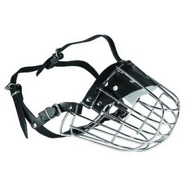 Metal Muzzle for the Shepherd Dog Length 11 cm Circumference 32 cm