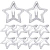 FOMIYES Pinzas Para El Cabello Con Broche De Estrella 10
