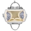 Amilliardi diaper bag backpack.Light Grey. Five Insulated Pockets.Stroll