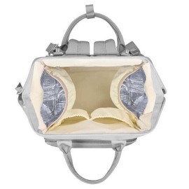 Amilliardi diaper bag backpack.Light Grey. Five Insulated Pockets.Stroll