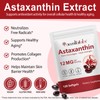 ZIXBMHYJ Astaxanthin 12mg, Natural Astaxanthin Supplement, Supports Eye, Skin, Joint,