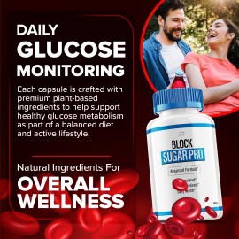 Block Sugar Pro (5 Pack) Block Sugar Pro Capsules – BlockSugarPro All Natural Glycogen Support