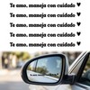 Te amo maneja con cuidado Inspirational Message Decal Sticker Drive
