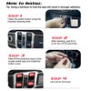 DIAMOOKY 4PCS Upgraded Window Switch Button Cover Compatible with Jeep