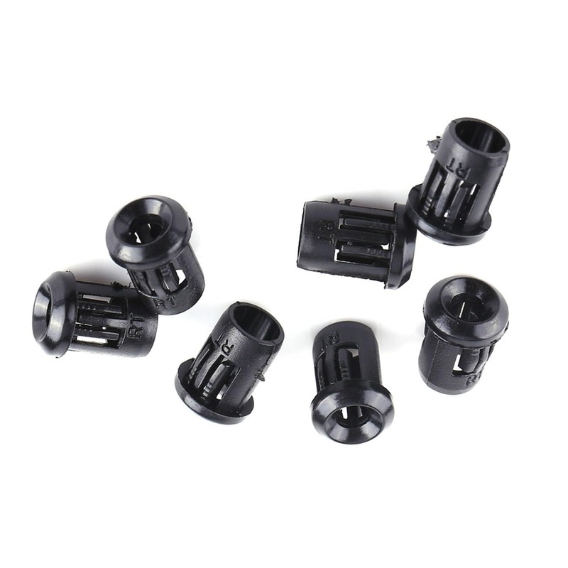 Kodrily 50Pcs 3mm LED Holder Black, Nylon LED Lamp Holders