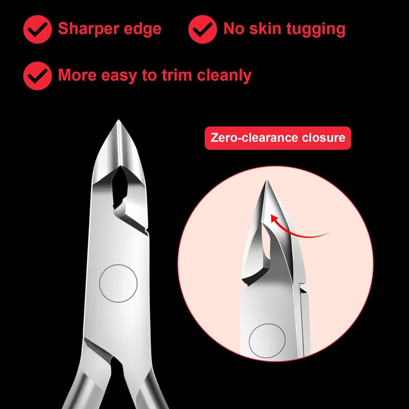 Professional Cuticle Trimmer Nail Cuticle Cutter Stainless Steel Cuticle Nippers