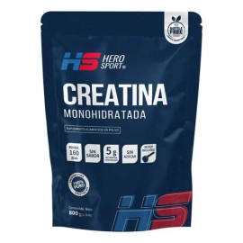 Creatina Monohidratada 800gr 160 Servicios Hero Sport Sabor Sin sabor                                                                                 