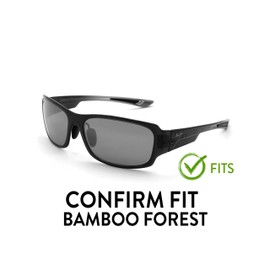 Apex Lenses Polarized Replacement Lenses for Maui Jim Bamboo Forest MJ415 Sunglasses Deep Blue (Mirrored)