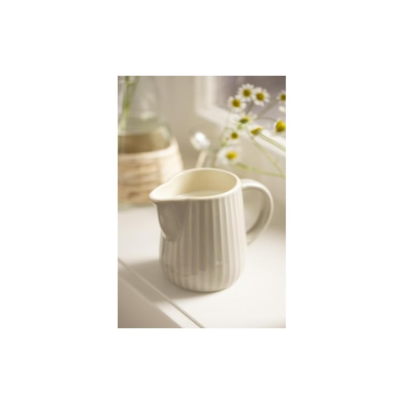 IB Laursen Milk jug Mynte latte beige ceramic crockery cream