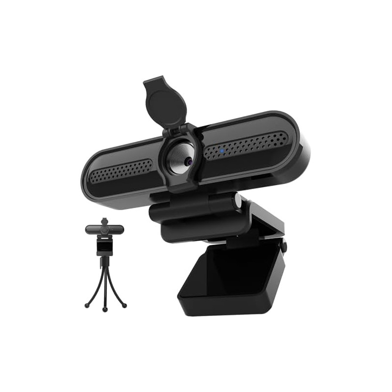 W4DS - Webcam 2K para PC con micrófono, 2K30FPS, 1080P30FPS,