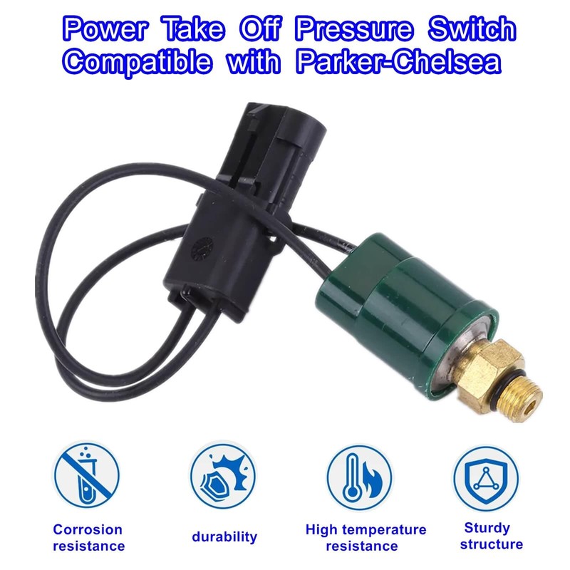 Power Take Off Pressure Switch Compatible with Parker-Chelsea,(PTO) Pressure Safety