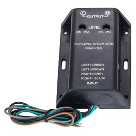 Sound Way Speaker to RCA Car Radio Converter Adapter Interface