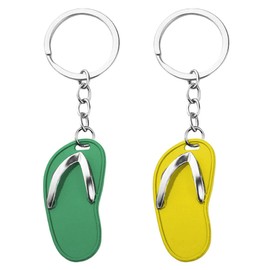 Flip Flop Keychains Gift for Daughter Son Birthday Gifts for Brother Sister Christmas Gifts for Husband Wife 3d Keychain for Purse Tote Bag Charms for Handbags Wallet Accessories for Girls Boys