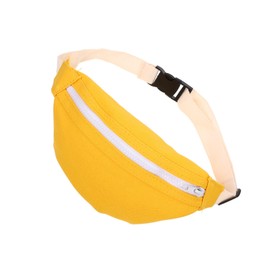 PACKOVE Canvas Waist Bag Chest Pouch for Boys Lightweight Outdoor Travel Coin Purse with Single Shoulder Strap Versatile Storage for Everyday Use