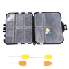 Carp Fishing Tackle Box Weights Clips Baiting Needles Hook Swivel