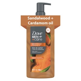 Gel de Ducha Dove Men+Care Sándalo y Cardamomo, 768.91 ml â€“ Limpieza e Hidratación