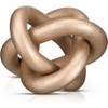 Pinafresa Coffee Table Decoration-Hand Carved 3 Link Wood Knot Decor,