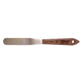 Albion Engineering Company 258-4S Classic Spatula, Stainless Steel, Hardwood Handle, 3/4" Wide Tip x 4" Long Blade