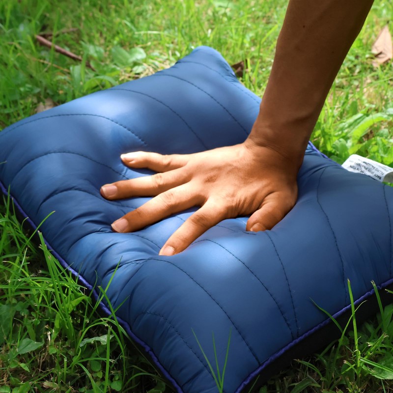 hotkoko Camping Pillow,Supportive Compressible Travel Pillow Large Size Lightweight Camp