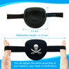 2PCS Pirate Eye Patches, AMZVIO 3D Medical Eye Patches for