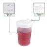 Plastic Beaker with Drinking Lid - Pack of 3 |