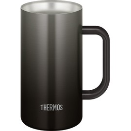 Thermos JDK-721C BK Vacuum Insulated Jug, 24.3 fl oz (720 ml), Black, Dishwasher Safe, Magic Bottle Structure, Hot and Cold Retention