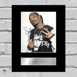 Snoop Dogg Signed Mounted Photo Display