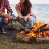 40in Fire Poker Fireplace Poker Rustproof Solid Steel Fire Pit