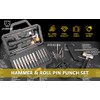 Pridefend Punch Set, Roll Pin Punch Set Made of Solid